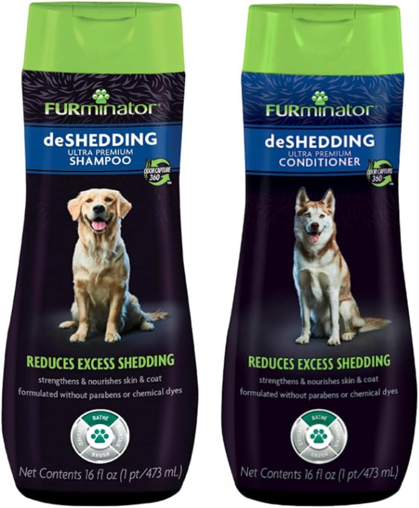 FURminator deShedding Ultra Premium Shampoo and Conditioner