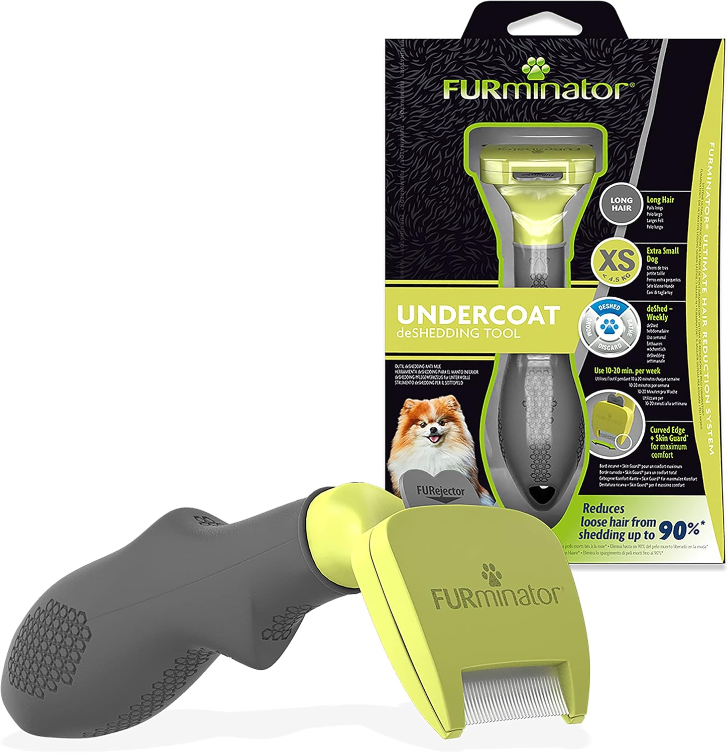 FURminator Undercoat deShedding Tool for Medium Short Hair Dogs 9-23 kg, T691665