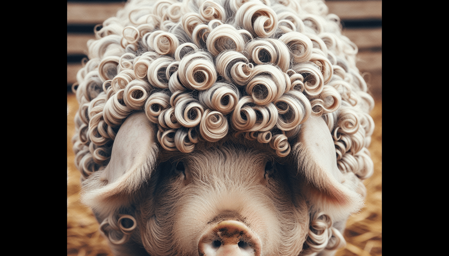 The Curious Case Of Curly Haired Pigs